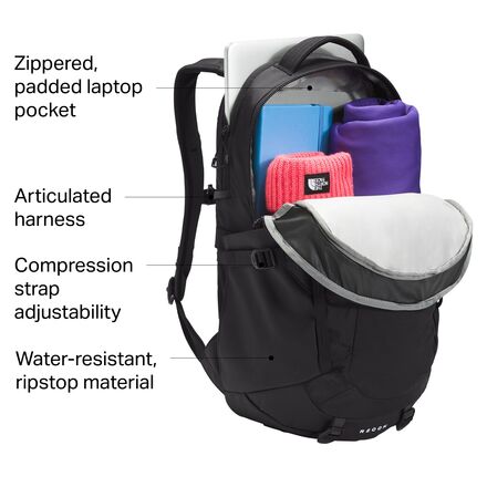 is the north face recon backpack water resistant Terra The North Face Recon 30L