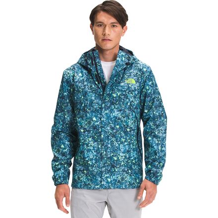 The North Face Antora Printed Jacket - Men's Beta Blue Lichen Print, L
