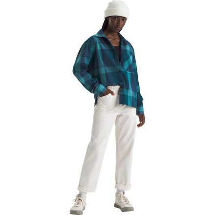 売れ筋商品|||ノースフェイス カットソー トップス レディース Arroyo Lightweight Flannel Shirt - Women's Amber Green TNF Shadow Plaid The North Face Arroyo Lightweight Flannel Shirt - Women's