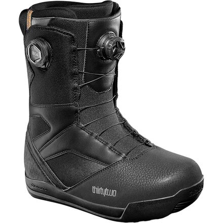 mens thirtytwo snowboard boots dark grey TM-2 Double Boa 2026 without the boot pinching ThirtyTwo Lashed Double BOA Snowboard