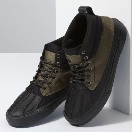 Vans Sk8-Hi Del‎ Pato MTE Mens Duck Boot Black Leather Suede All Weather 11 s-l400.jpg main image 2