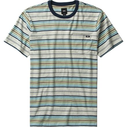 Vans Mesa Stripe Pocket Crew T-Shirt - Men's - Men
