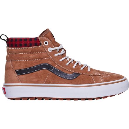 Vans Sk8-Hi MTE Suede‎ Tan High Top Sneakers Primaloft Plaid Lined W8.5 M 7 s-l1200.jpg main image 3