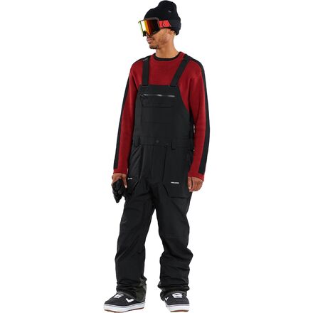 VOLCOM RAIN GORE-TEX BIB OVERALLS ボルコムビブ Rain Gore-Tex Bib Overall - Black - Men - Volcom UK - 2