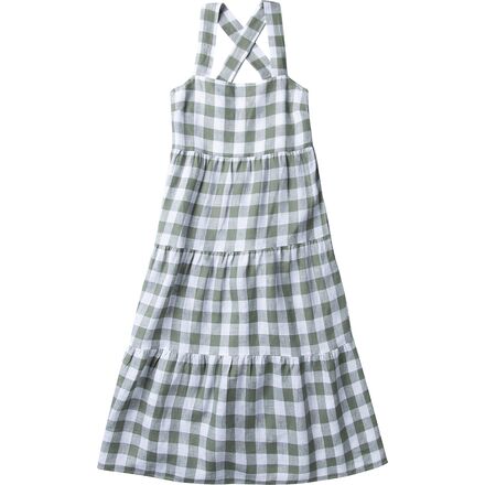 navy blue dress for baby girl Vitamin A Women's Arden Dress - Shell Stripe Linen main image 0