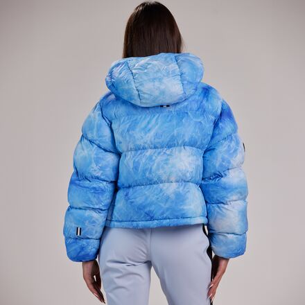 (取寄) ホワイトスペース レディース クロップド パファー ジャケット - ウィメンズ WHITESPACE women Cropped Puffer Jacket - Women's Sky Blue Tie Dye WHITESPACE Cropped Puffer Jacket - Women's - Women