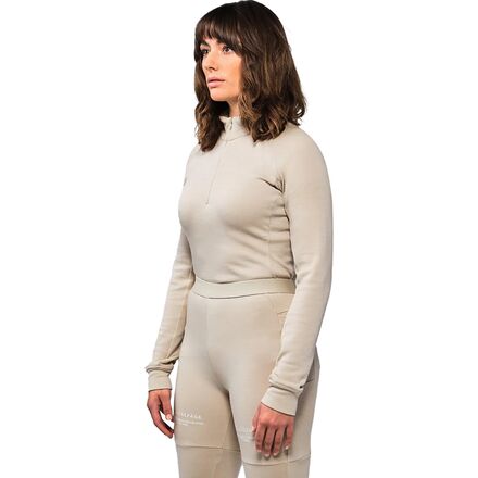 (取寄) ホワイトスペース レディース メリノ モック ネック トップ - ウィメンズ WHITESPACE women Merino Mock Neck Top - Women's Peyote Cream WHITESPACE Merino Mock Neck Top - Women's - Women